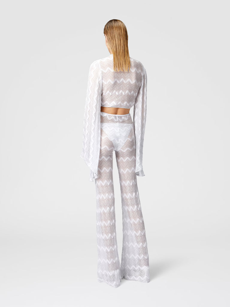 Missoni Mare White & Silver Top