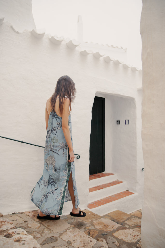 Las Sureñas Long Dress Tropique