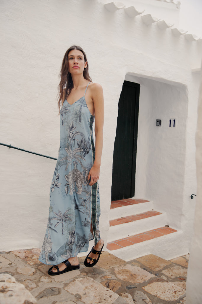 Las Sureñas Long Dress Tropique