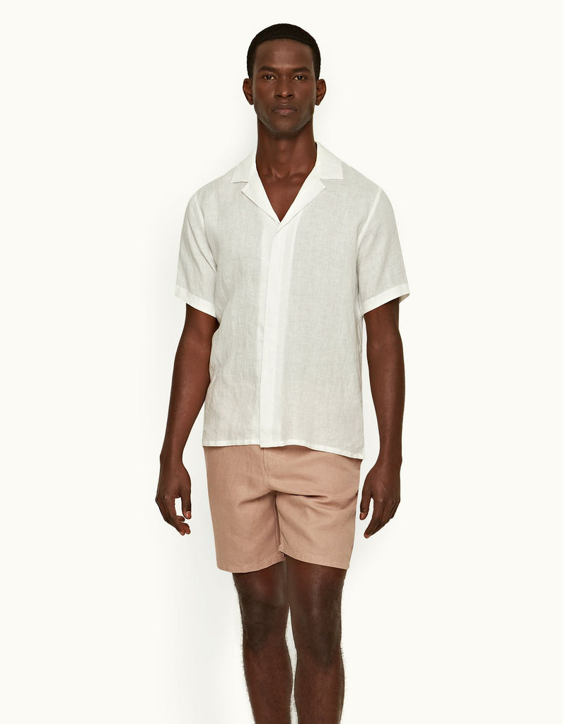 Orlebar Brown Matian Linen Shirt