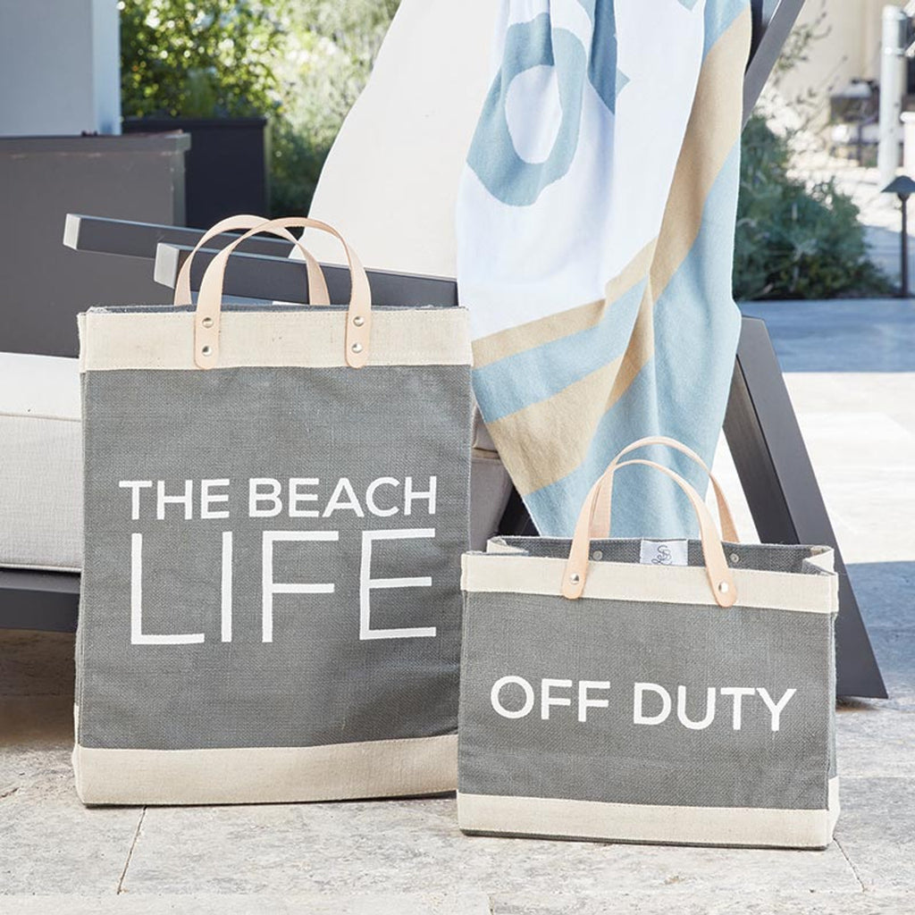 SBDS The Beach Life Gray Market Tote
