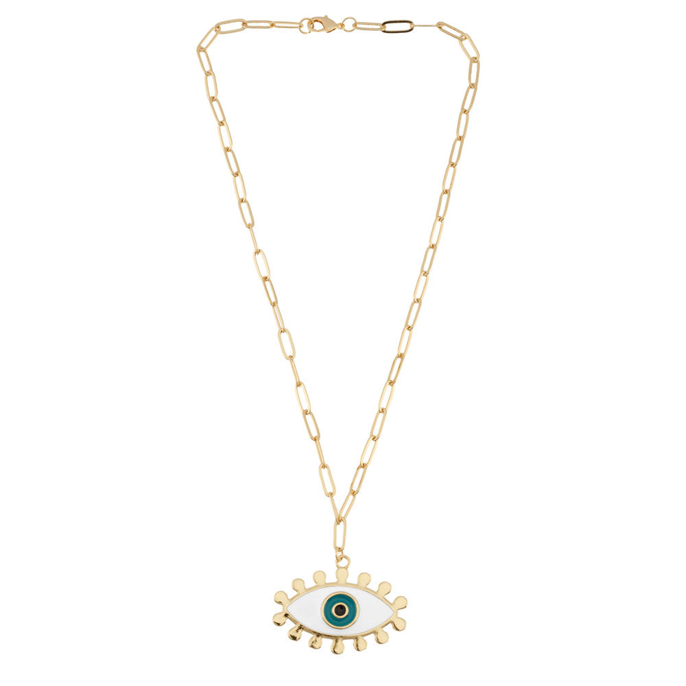 Talis Eye Spy Enamel Necklace