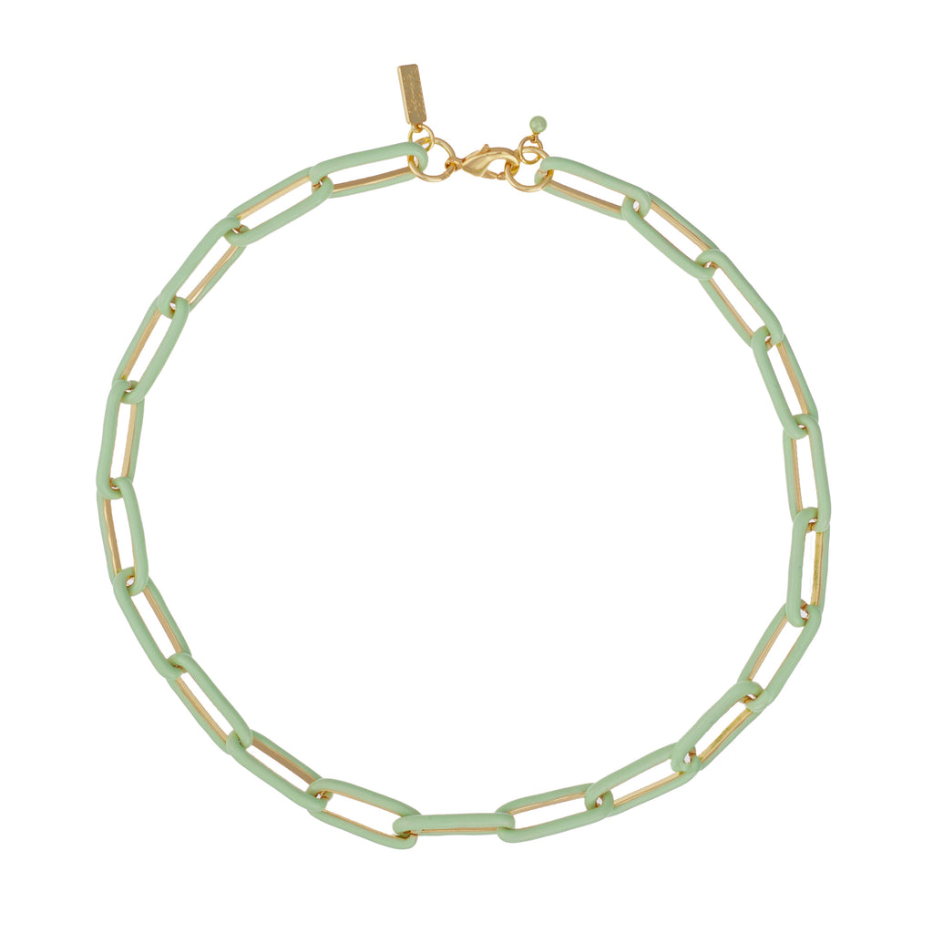 Talis Enamel Chain Necklace