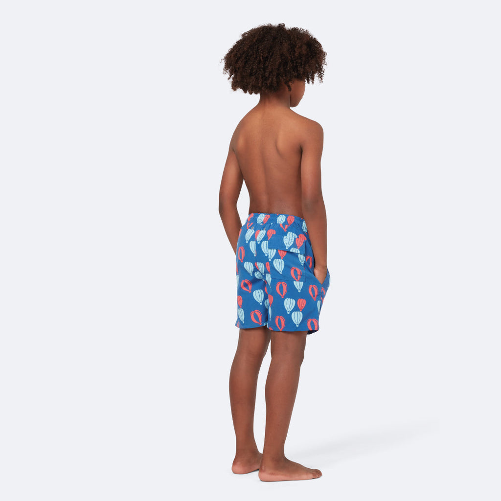 Tom & Teddy Red and Blue Balloons Boy Swimshorts