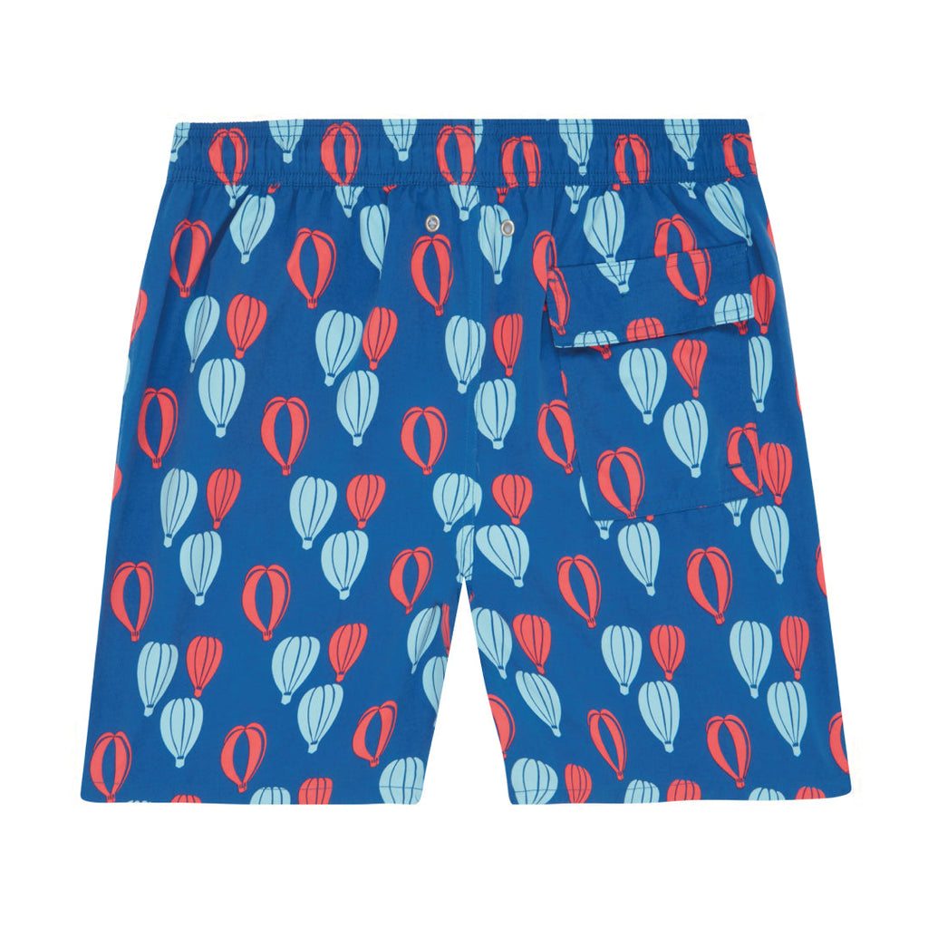 Tom & Teddy Red and Blue Balloons Mens Swimshorts